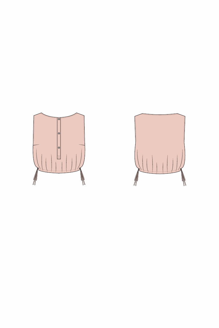 The Riley Top Bonus sewing pattern, from Seamwork