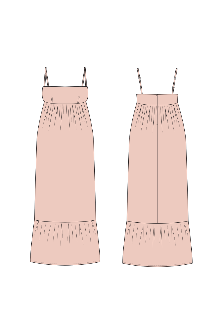 The Leighanne Dress Bonus sewing pattern, from Seamwork