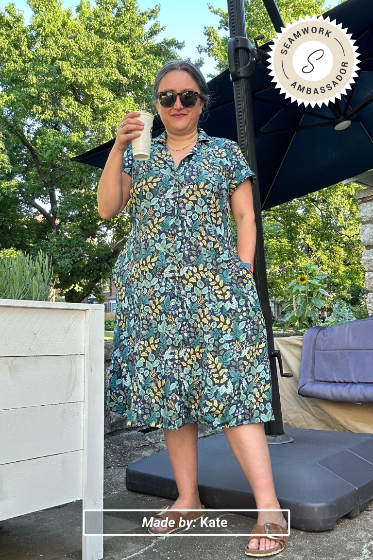 The Chantelle Dress Bonus sewing pattern, from Seamwork