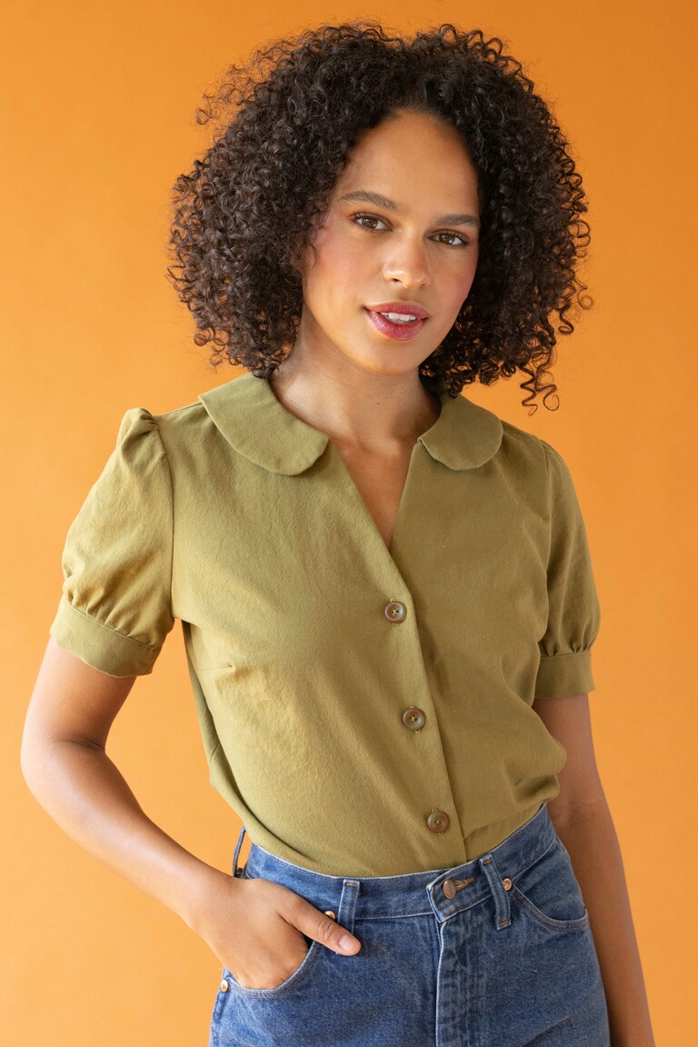 The Romie Blouse Bonus sewing pattern, from Seamwork
