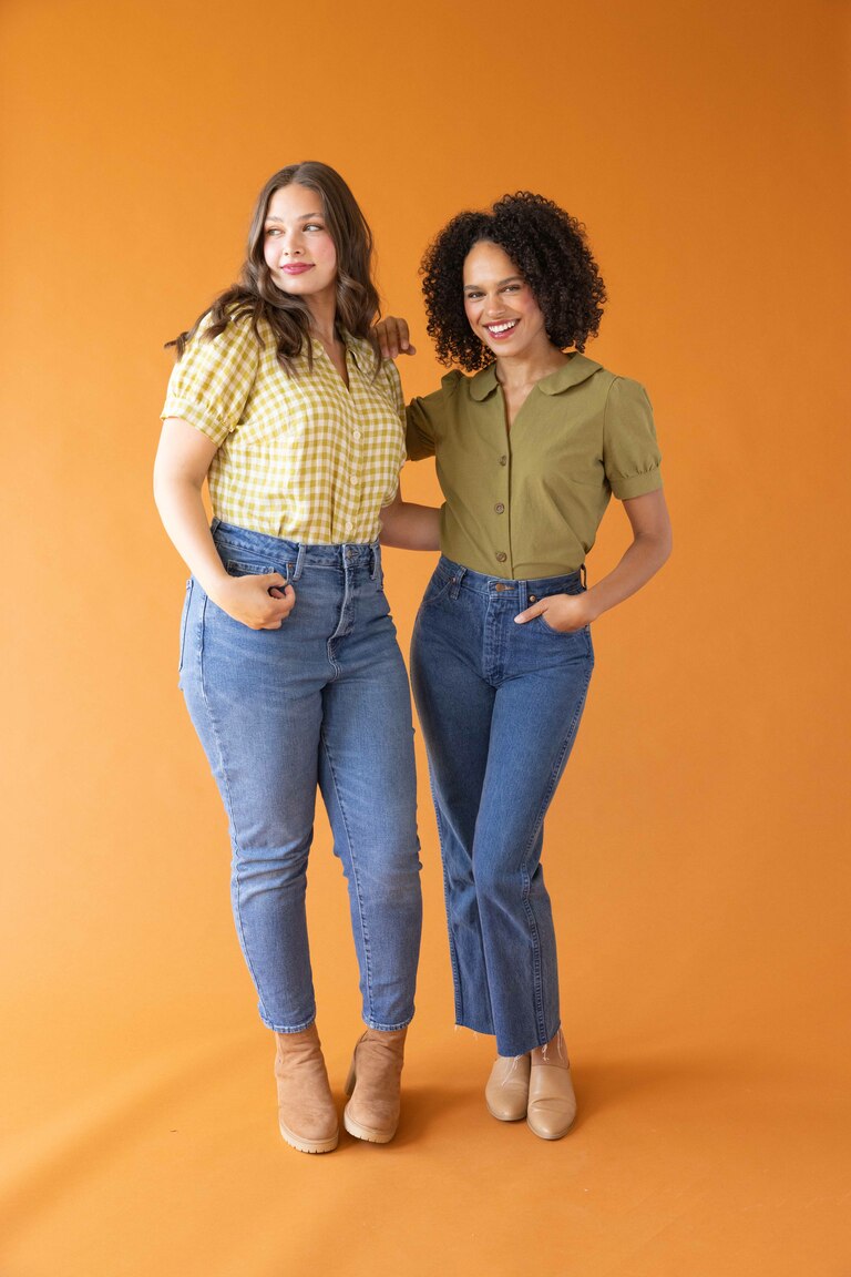 The Romie Blouse Bonus sewing pattern, from Seamwork