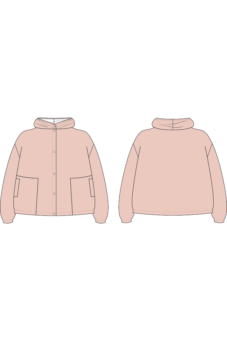 The Andi Jacket Bonus sewing pattern, from Seamwork