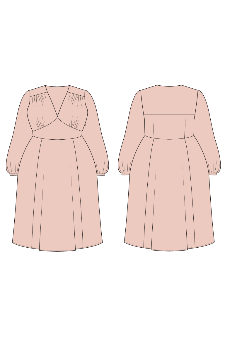The Frankie Dress Bonus sewing pattern, from Seamwork
