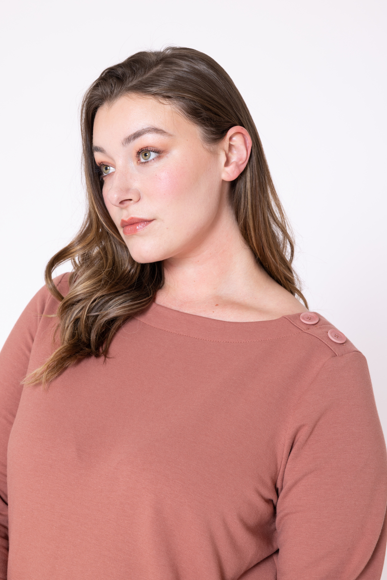The Callen Sweater Bonus sewing pattern, from Seamwork