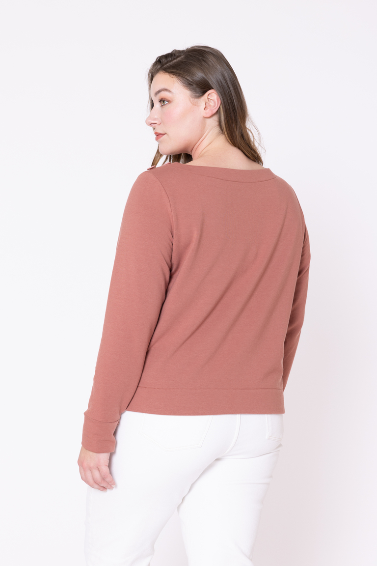 The Callen Sweater Bonus sewing pattern, from Seamwork
