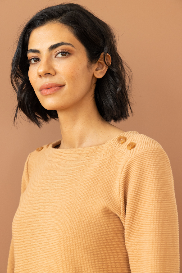 The Callen Sweater Bonus sewing pattern, from Seamwork