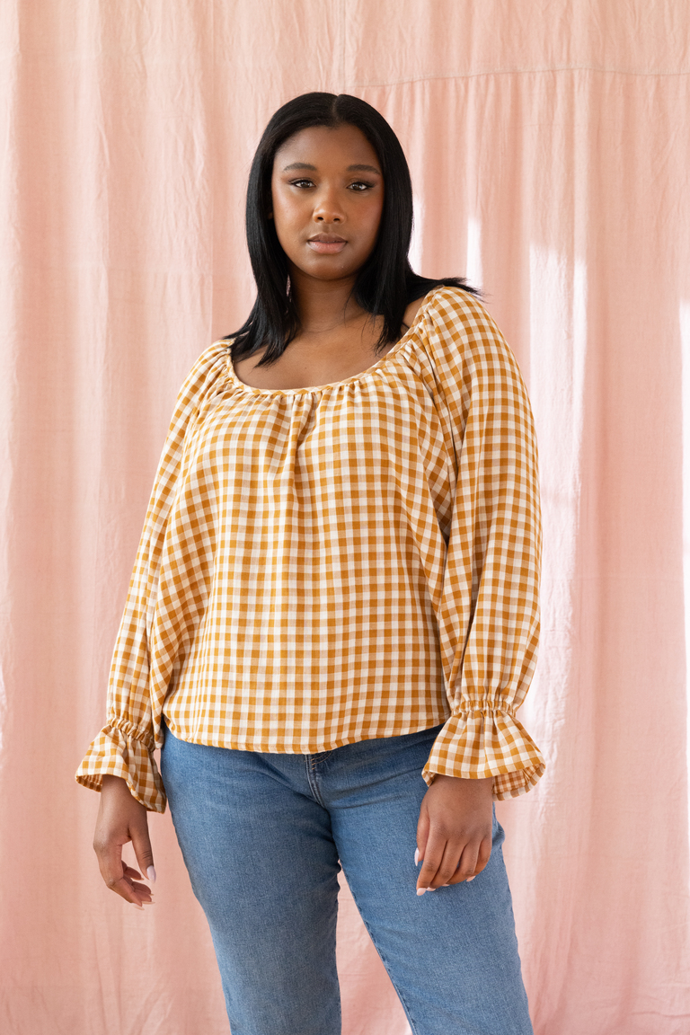 The Dara Blouse Bonus sewing pattern, from Seamwork