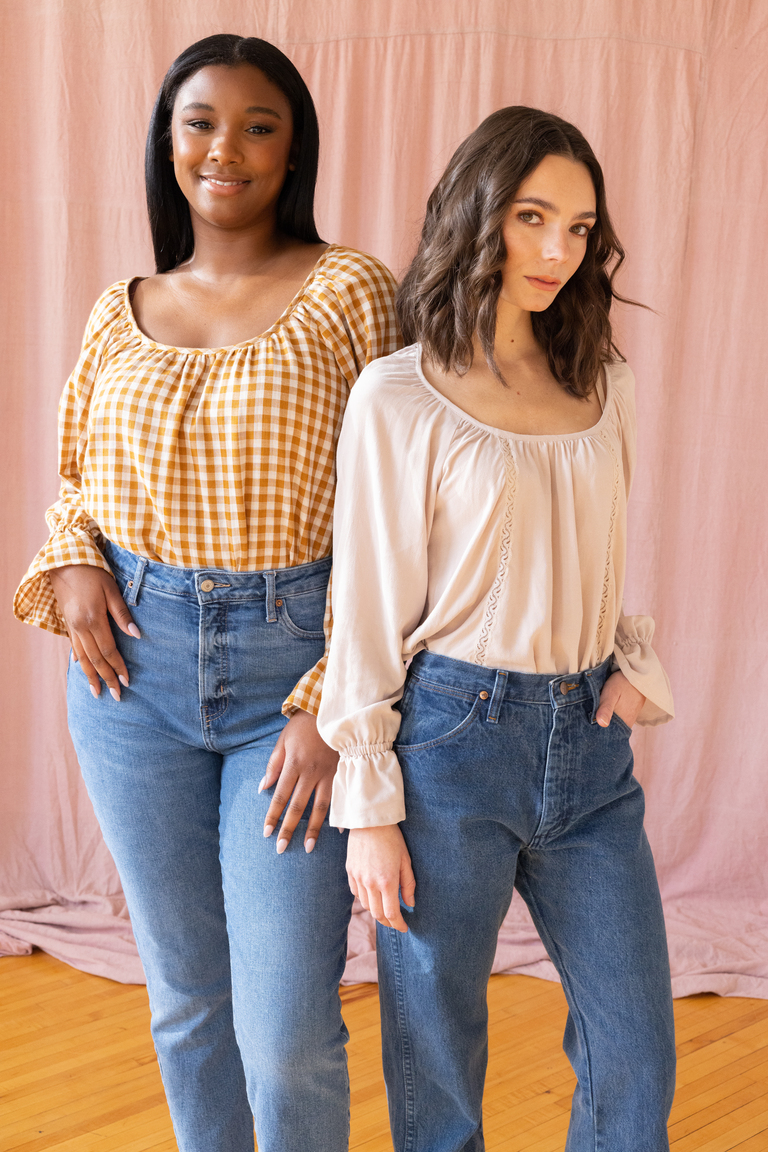 The Dara Blouse Bonus sewing pattern, from Seamwork