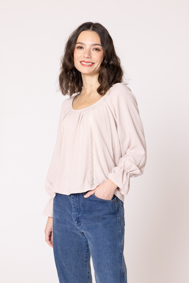 The Dara Blouse Bonus sewing pattern, from Seamwork