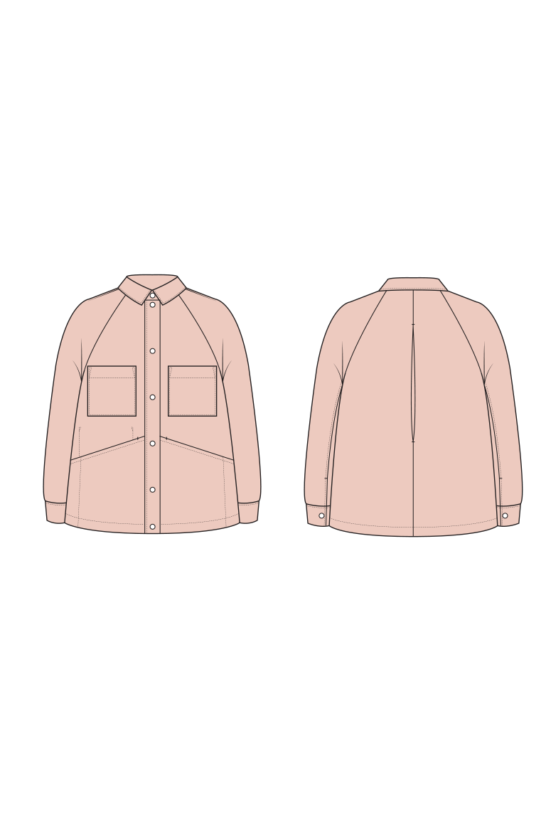 The Parker sewing pattern, from Seamwork
