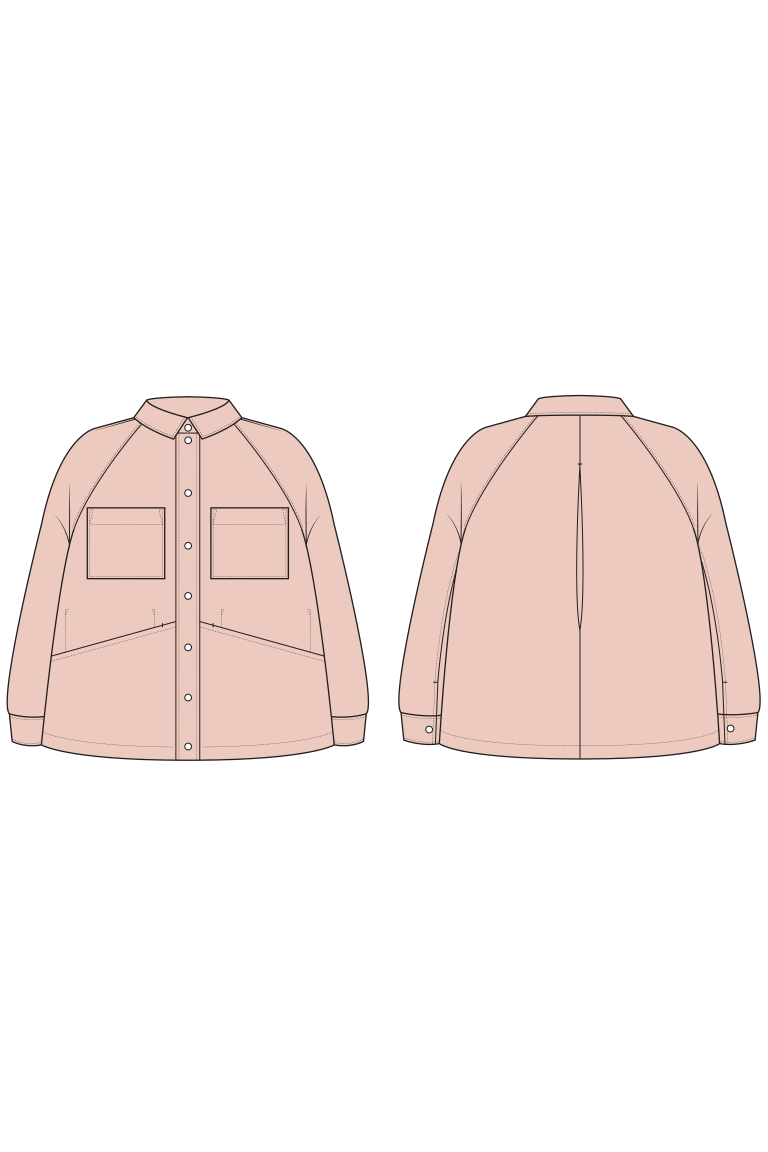 The Parker sewing pattern, from Seamwork