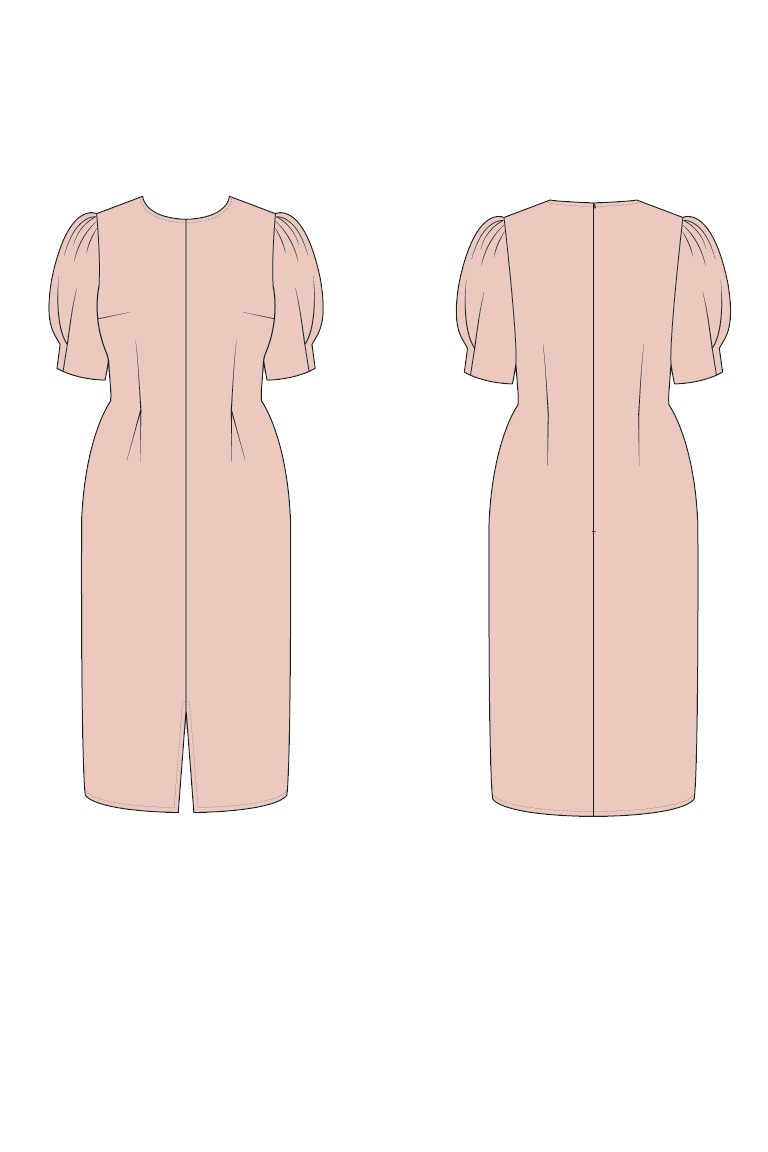 The Sloan Dress Bonus sewing pattern, from Seamwork