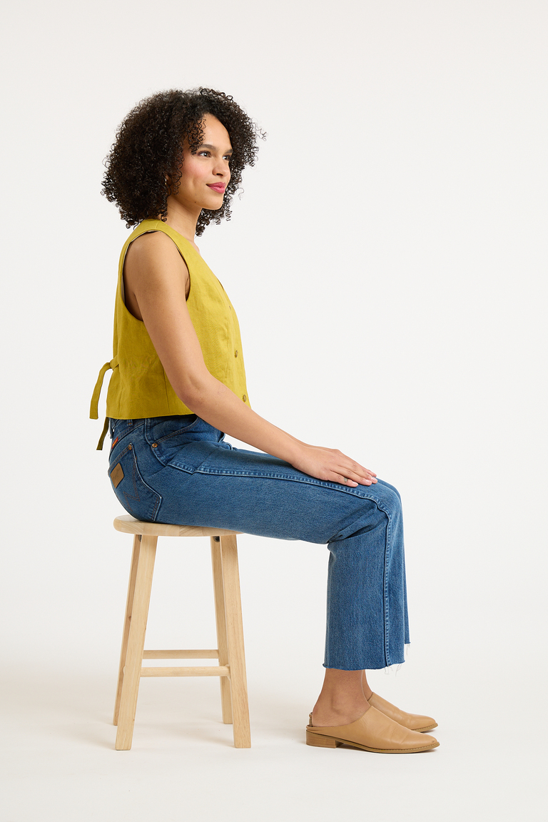 The Otto Vest Bonus sewing pattern, from Seamwork