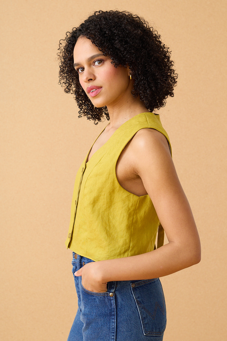 The Otto Vest Bonus sewing pattern, from Seamwork