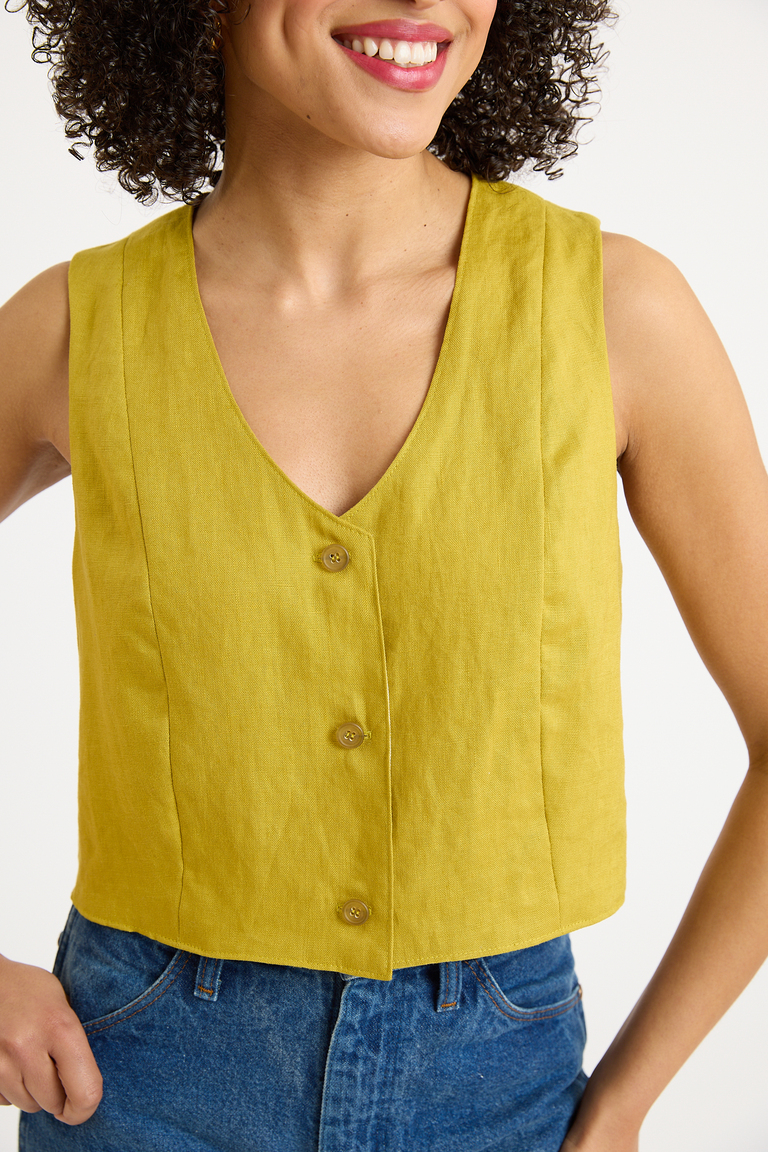 The Otto Vest Bonus sewing pattern, from Seamwork