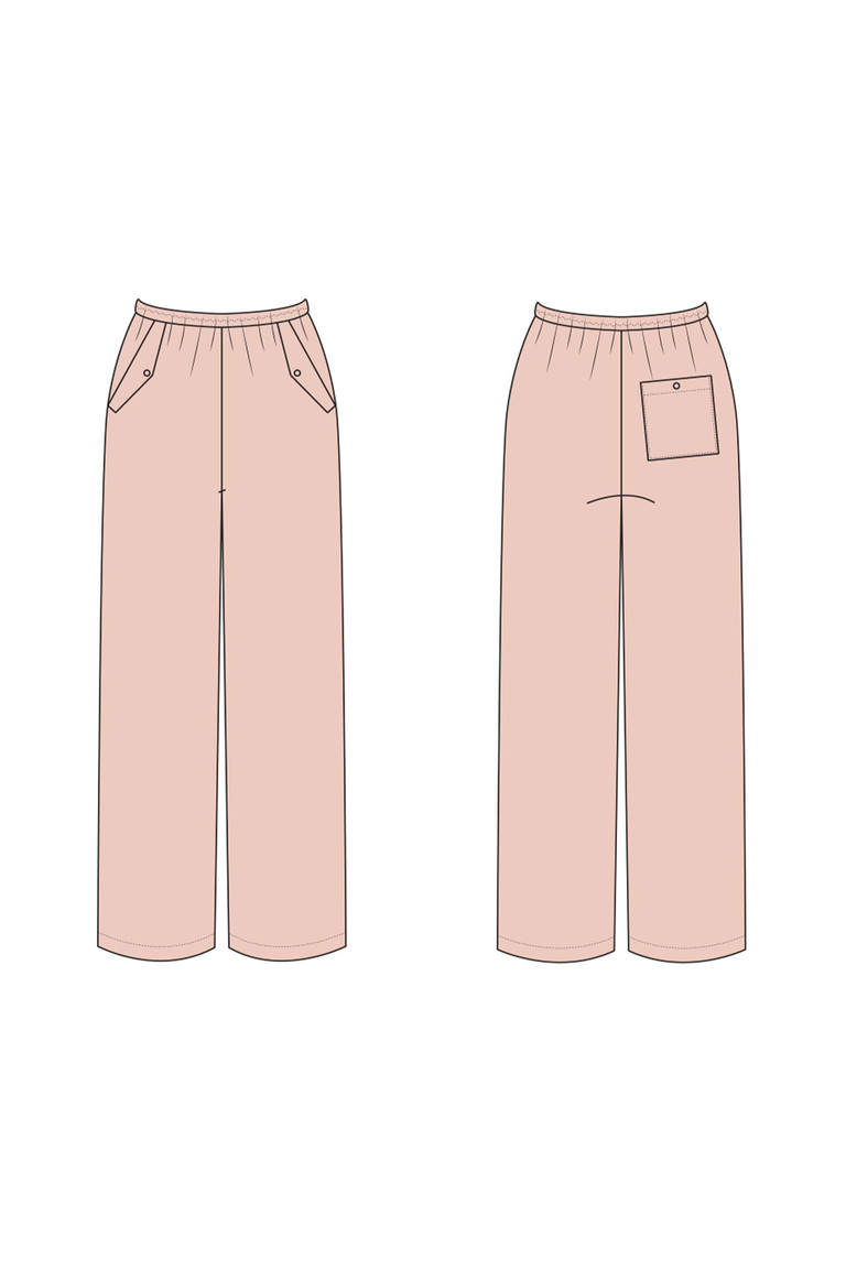 The Kirby Shorts Bonus sewing pattern, from Seamwork