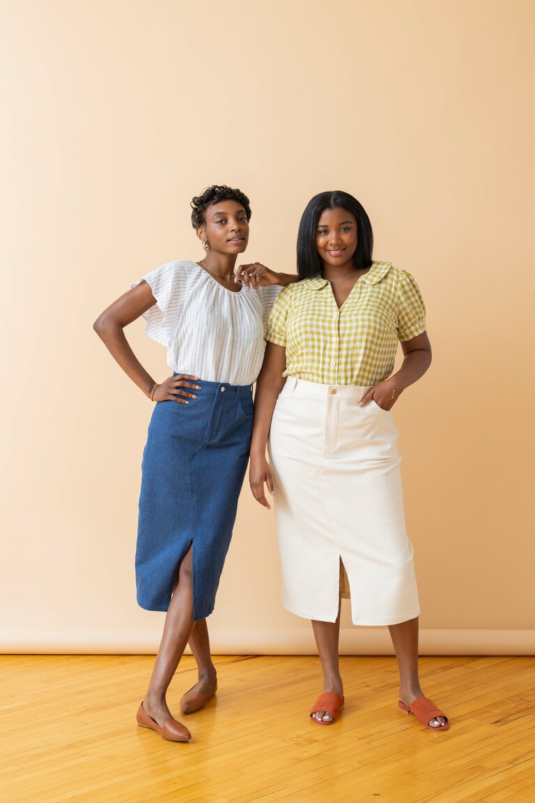 The Brookes Skirt Bonus sewing pattern, from Seamwork