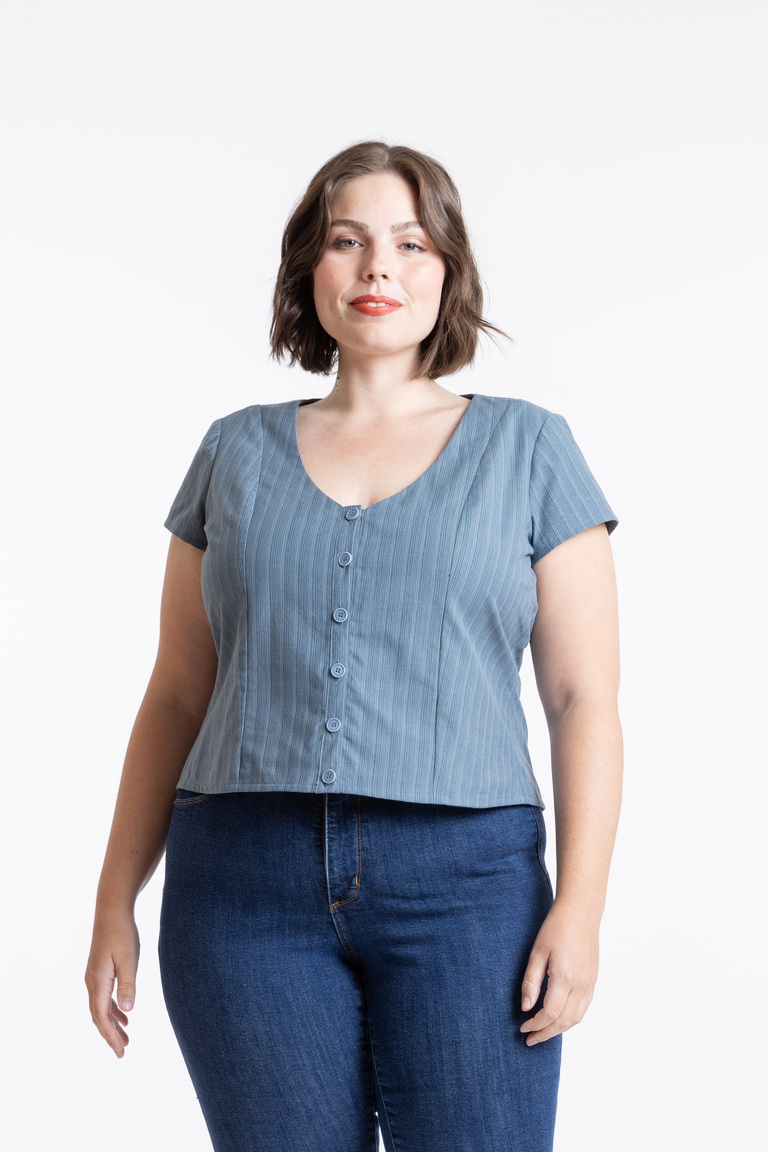 The Sage Top Bonus sewing pattern, from Seamwork