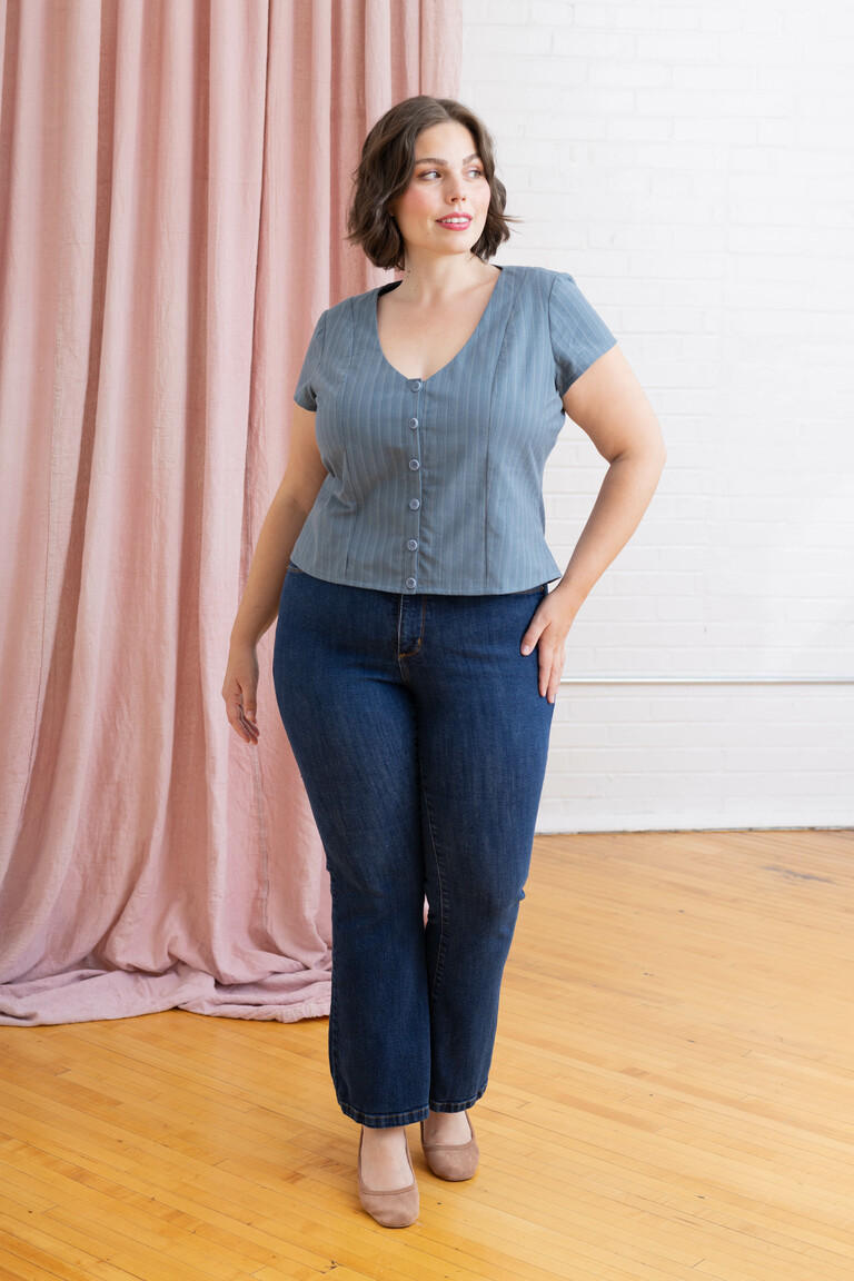 The Sage Top Bonus sewing pattern, from Seamwork