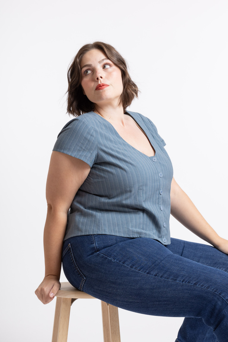 The Sage Top Bonus sewing pattern, from Seamwork