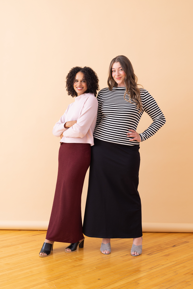 The Greer Skirt Bonus sewing pattern, from Seamwork