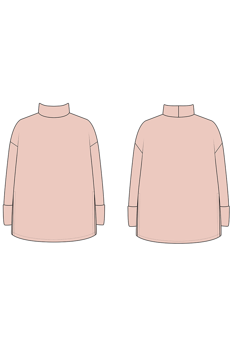 The Pepper Sweater Bonus sewing pattern, from Seamwork