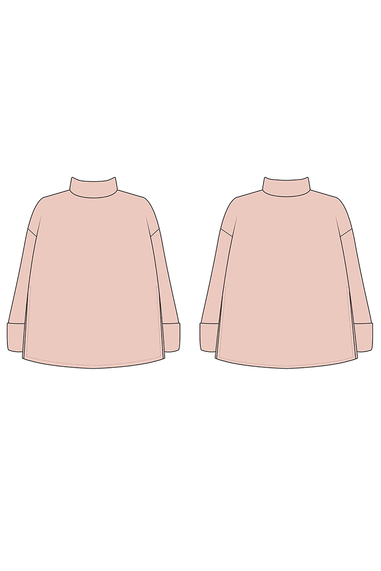 The Pepper Sweater Bonus sewing pattern, from Seamwork