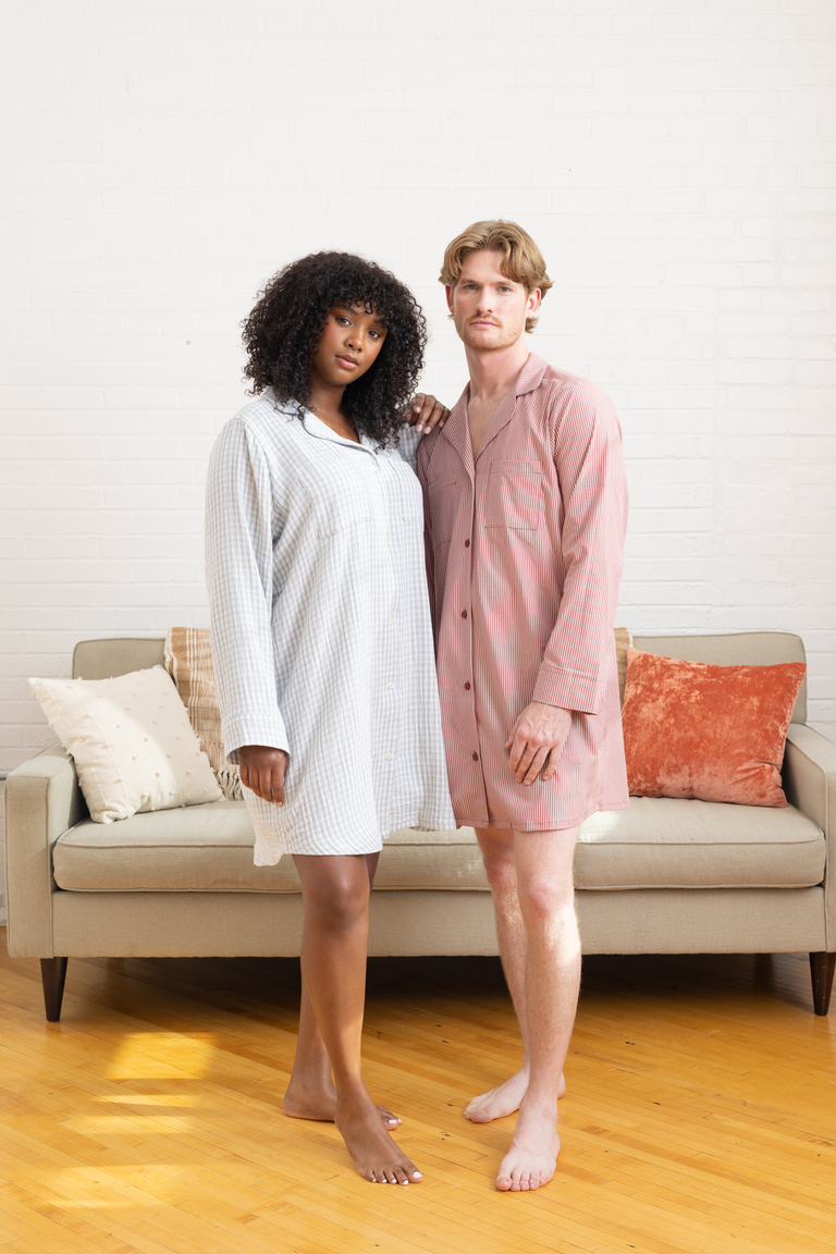The Leif Sleep Shirt Bonus sewing pattern, from Seamwork