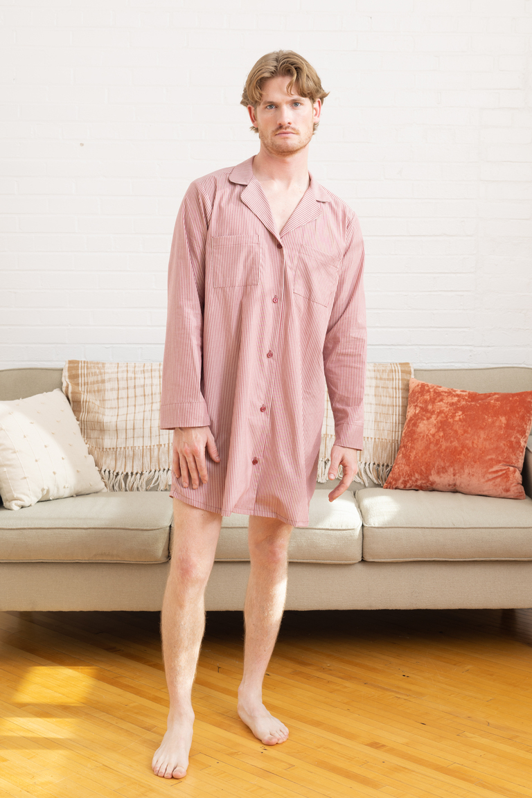 The Leif Sleep Shirt Bonus sewing pattern, from Seamwork