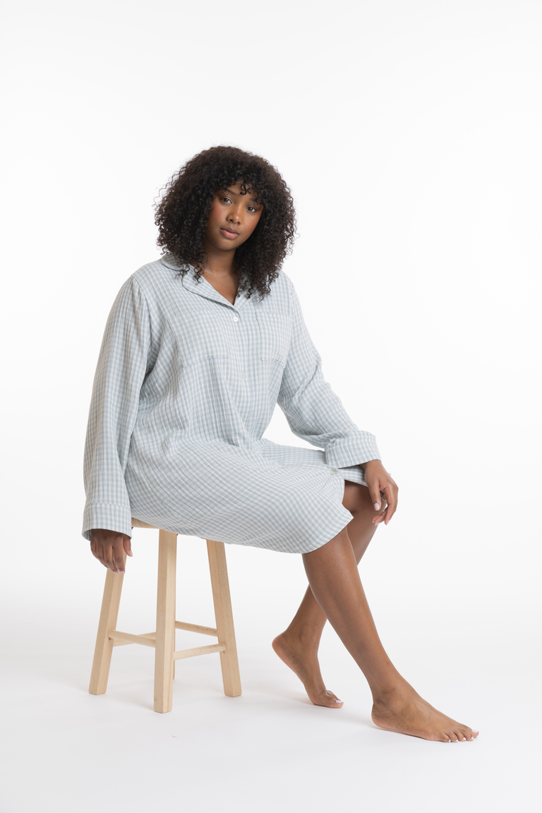 The Leif Sleep Shirt Bonus sewing pattern, from Seamwork