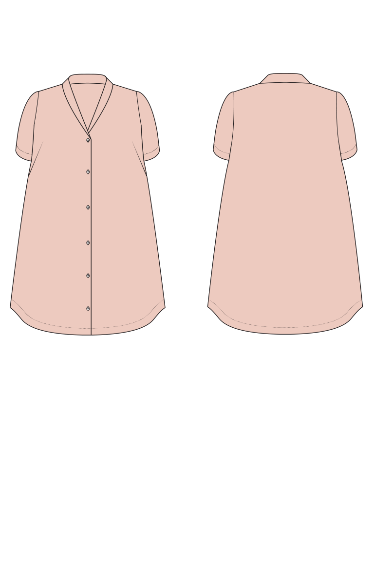 The Eden Dress Bonus sewing pattern, from Seamwork