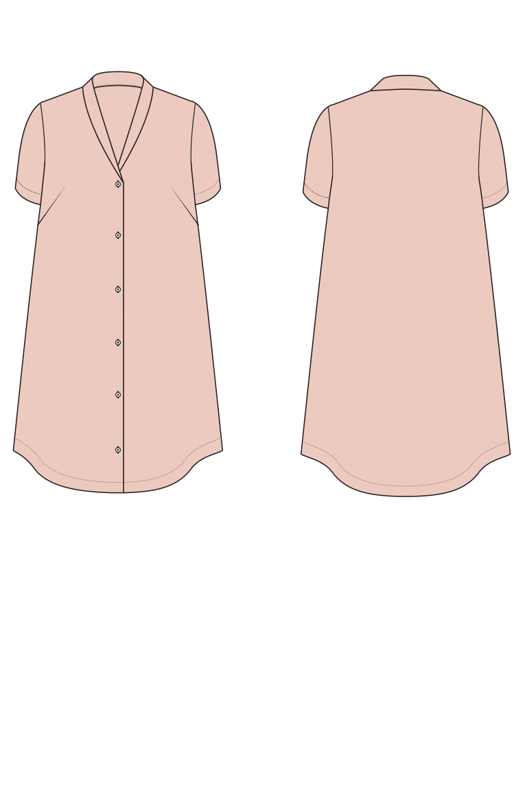 The Eden Dress Bonus sewing pattern, from Seamwork