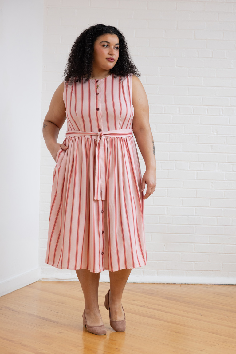 The Hill Dress with Gathered Skirt sewing pattern, from Seamwork