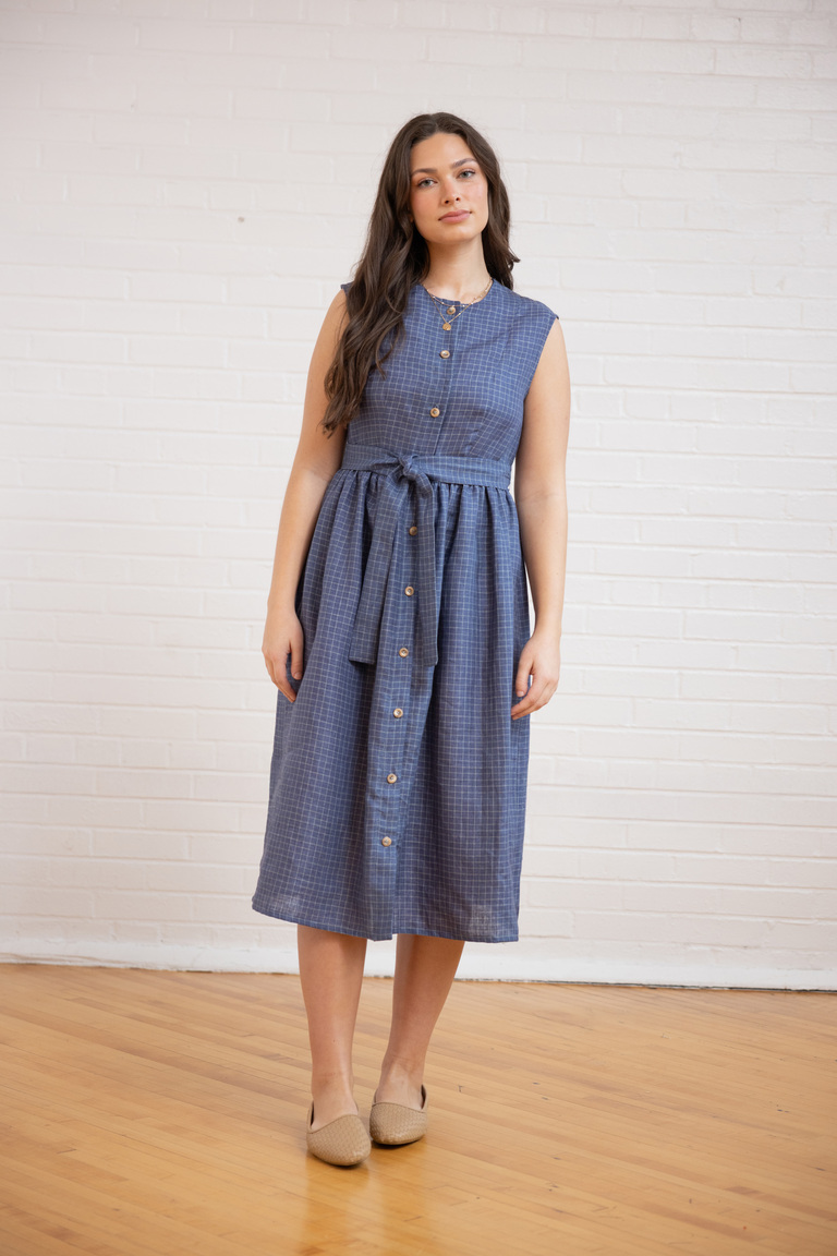 The Hill Dress with Gathered Skirt sewing pattern, from Seamwork
