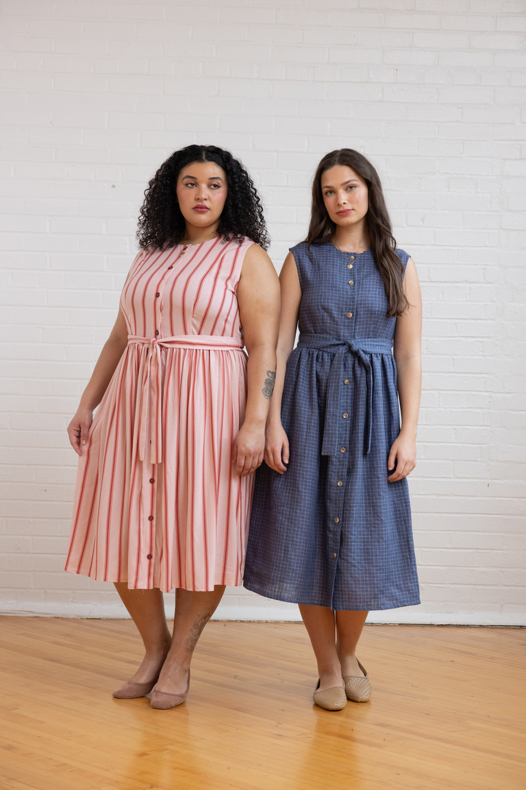 The Hill Dress with Gathered Skirt sewing pattern, from Seamwork